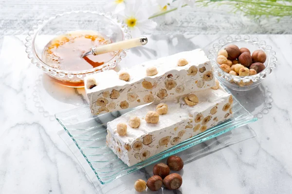 Stock image Nougat with ingredients