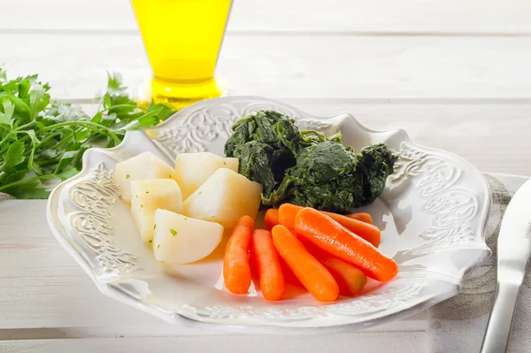 Boiled vegetables — Stock Photo, Image