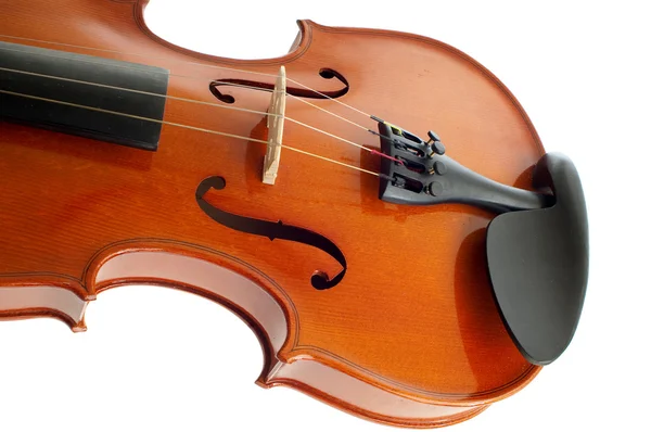 白い背景でバイオリン — ストック写真
