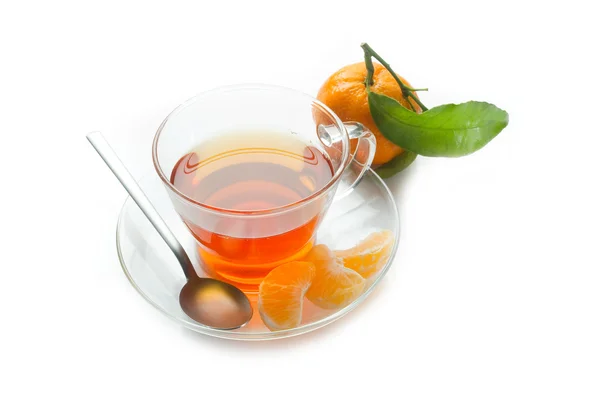 Мандаринный чай — стоковое фото