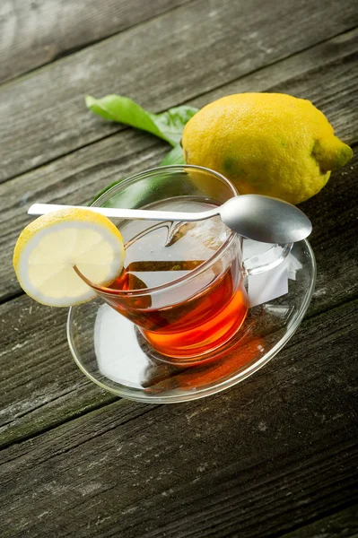 Лимонний чай — стокове фото