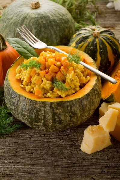 stock image Pumpkin risotto