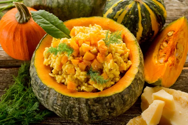 stock image Pumpkin risotto