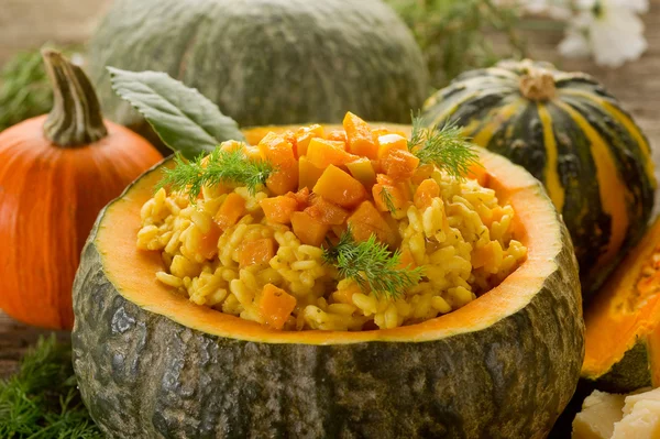 stock image Pumpkin risotto