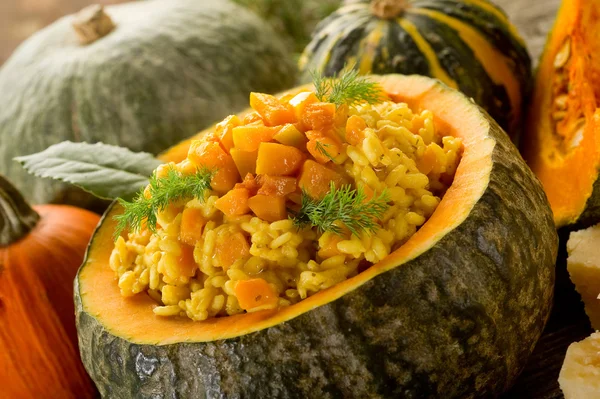 stock image Pumpkin risotto