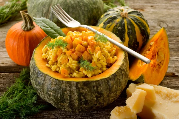 stock image Pumpkin risotto