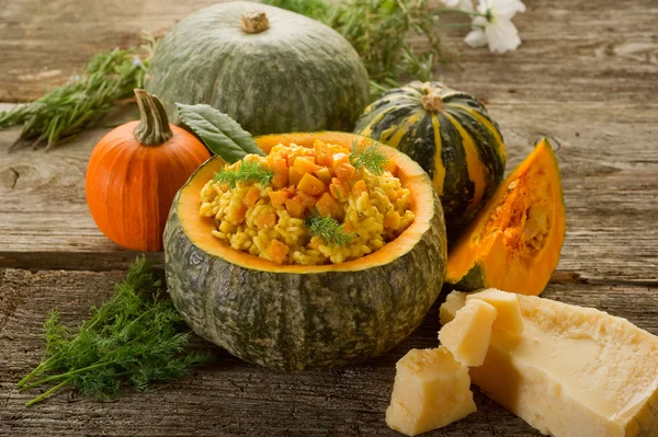 stock image Pumpkin risotto