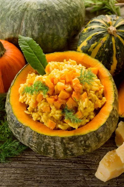 stock image Pumpkin risotto