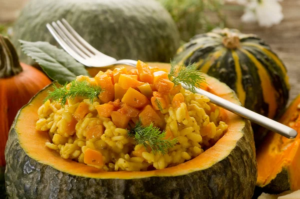 Stock image Pumpkin risotto