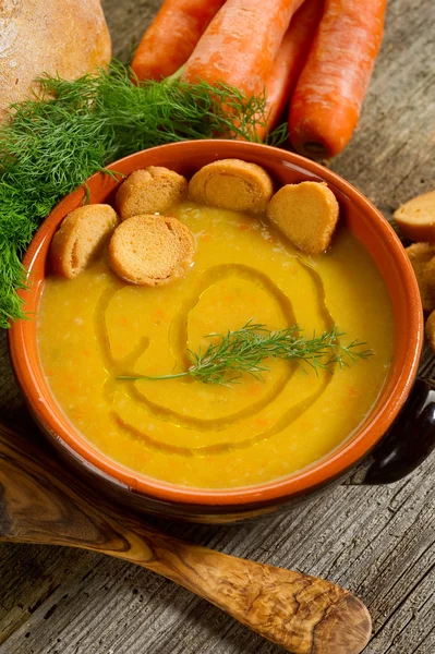 stock image Carrot soup