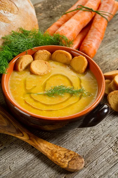 stock image Carrot soup