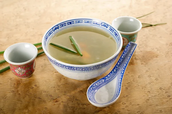 Kina grönsaker soppa — Stockfoto