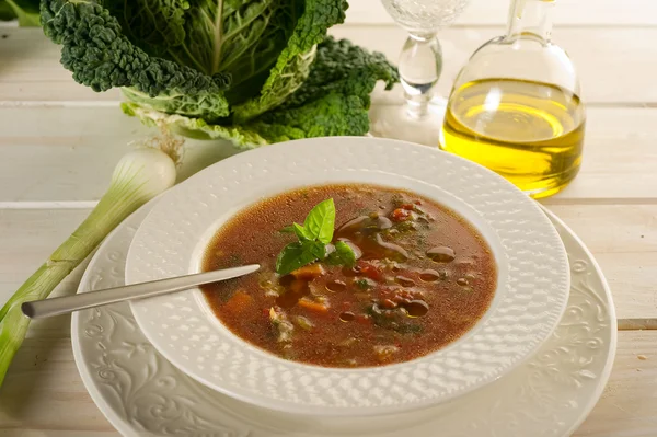 stock image Tomatoes soup vegetables