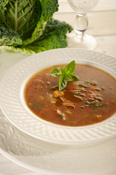 stock image Tomatoes soup vegetables