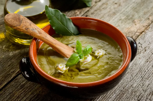 stock image Spinach soup