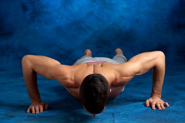 Man stretching — Stock Photo, Image