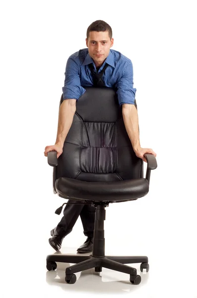 Mann mit Sitz — Stockfoto