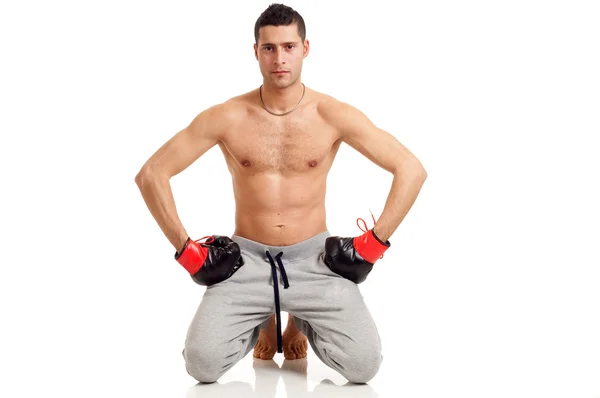 Boxeador hombre — Foto de Stock