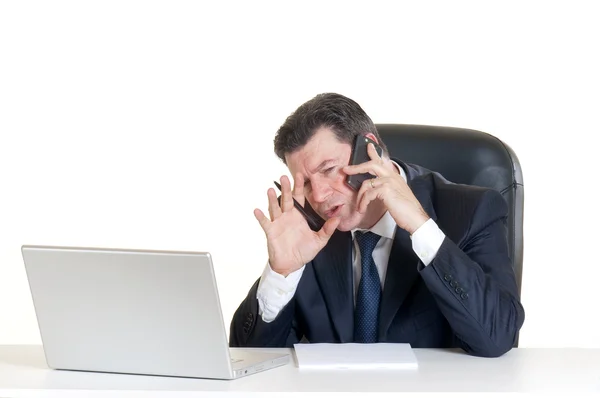 Manager at workplace — Stock Photo, Image
