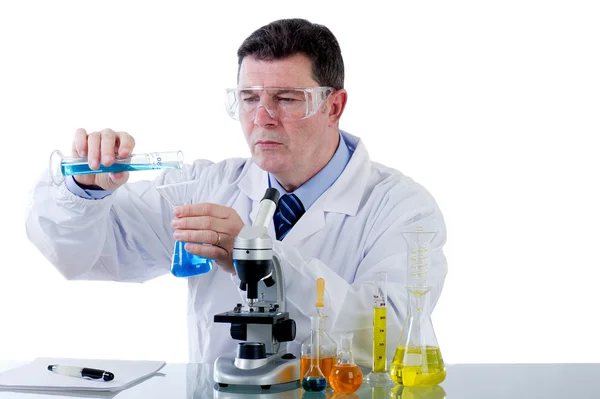 Technician working at laboratory Royalty Free Stock Images