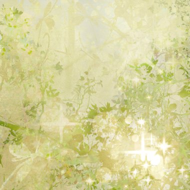 Sparkly Garden Art Textured Background clipart