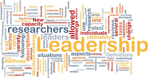 El liderazgo es un concepto básico —  Fotos de Stock
