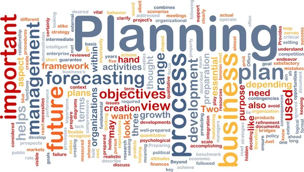 La planificación es un concepto básico —  Fotos de Stock