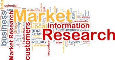 Market research background concept clipart