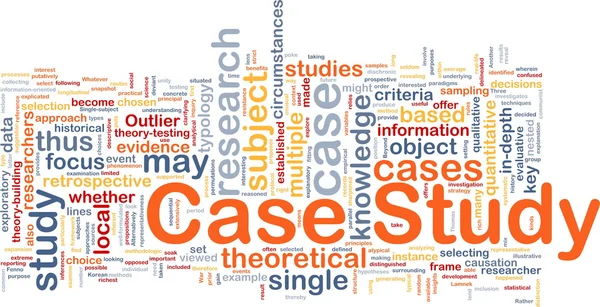 Case study achtergrond concept — Stockfoto