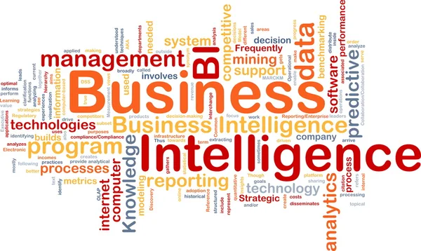 Üzleti intelligencia háttér koncepció — Stock Fotó