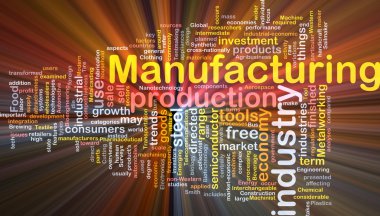 Manufacturing background concept clipart