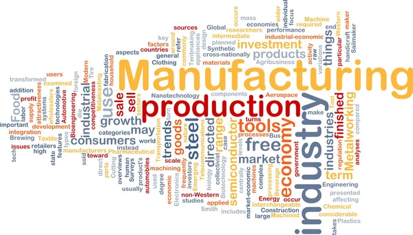 Manufacturing background concept — Stock Photo, Image