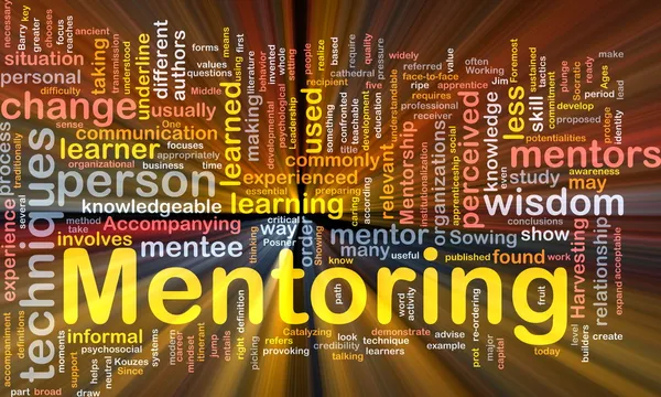 Concepção de fundo mentoring — Fotografia de Stock