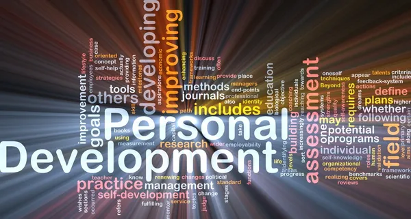 Personal development background concept — Stock Photo, Image