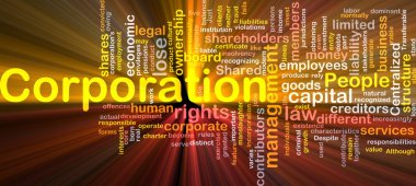 Corporation background concept clipart