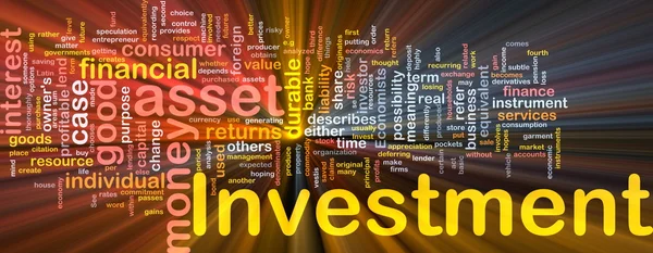 Befektetési háttér koncepció — Stock Fotó