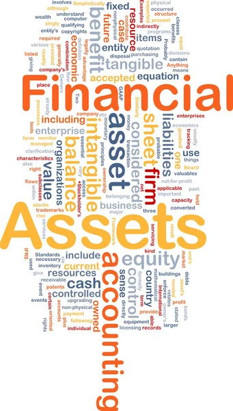 Financiële activa is bot achtergrond concept — Stockfoto