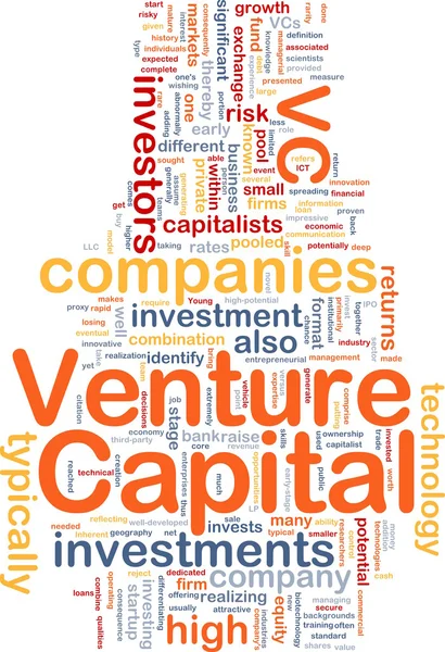 Venture capital jest koncepcja kość tło — Zdjęcie stockowe