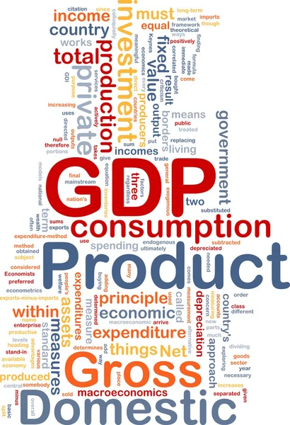 GDP is bone background concept — Stock Photo, Image