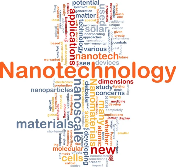 Нанотехнології фон концепції — стокове фото