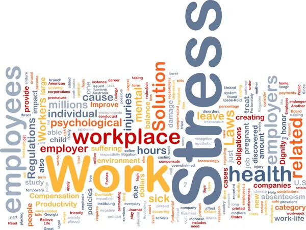Work stress background concept — Stock Photo, Image