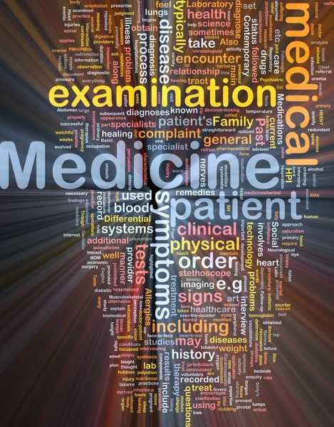 Medicine background concept glowing — Stock Photo, Image