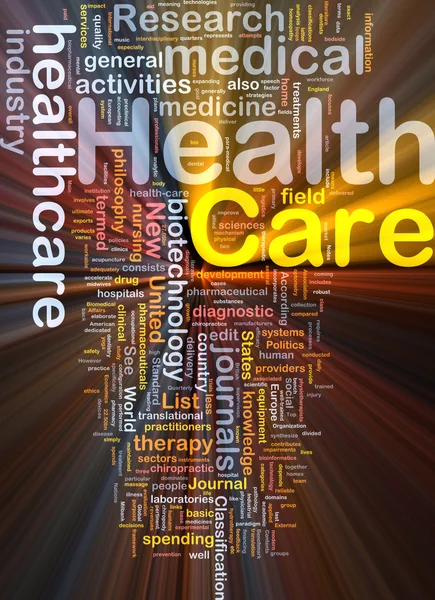 Health care background concept glowing — Stock Photo, Image