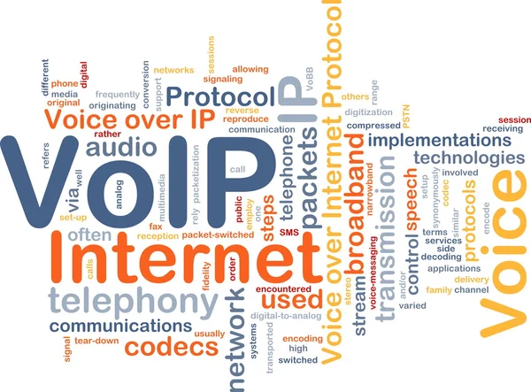 VoIP background concept — Stock Photo, Image