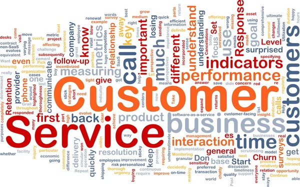 Kunden bakgrund servicekoncept — Stockfoto