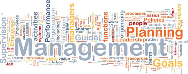 Management background concept — Stock Photo, Image