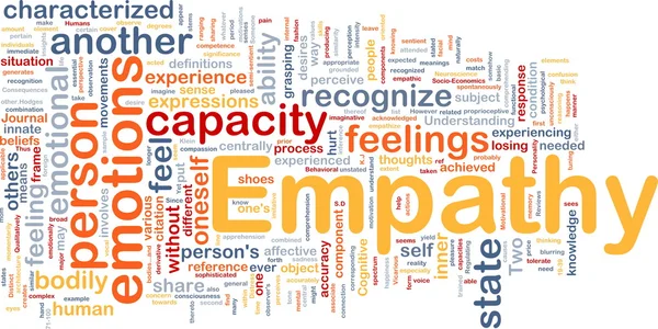 Empathy background concept — Stock Photo, Image