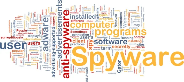 Spyware background concept — Stock Photo, Image