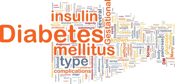 Diabetes disease background concept — Stock Photo, Image