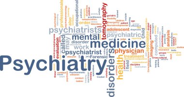 Psychiatry background concept clipart